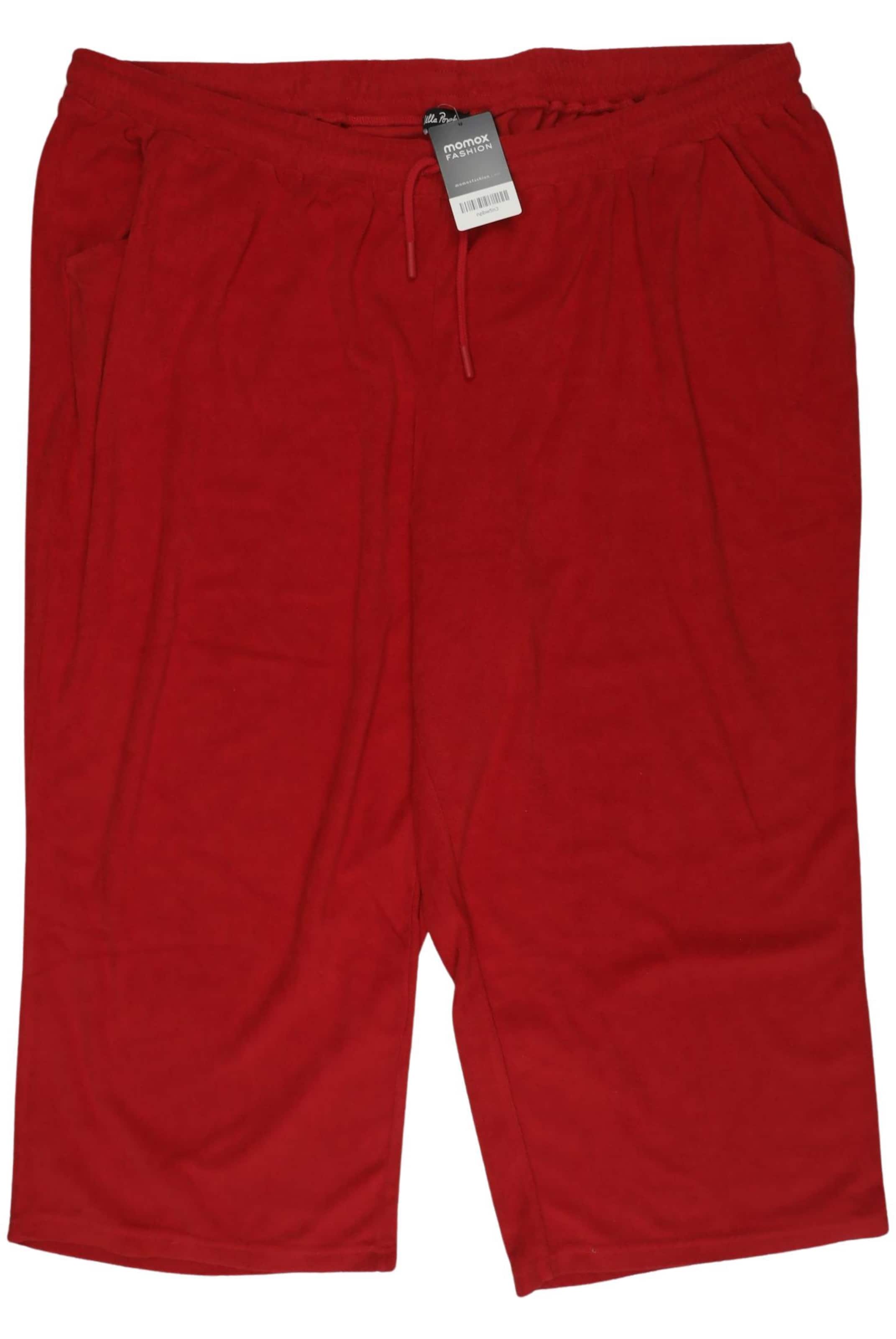 Ulla Popken Shorts in 9XL in Red: front