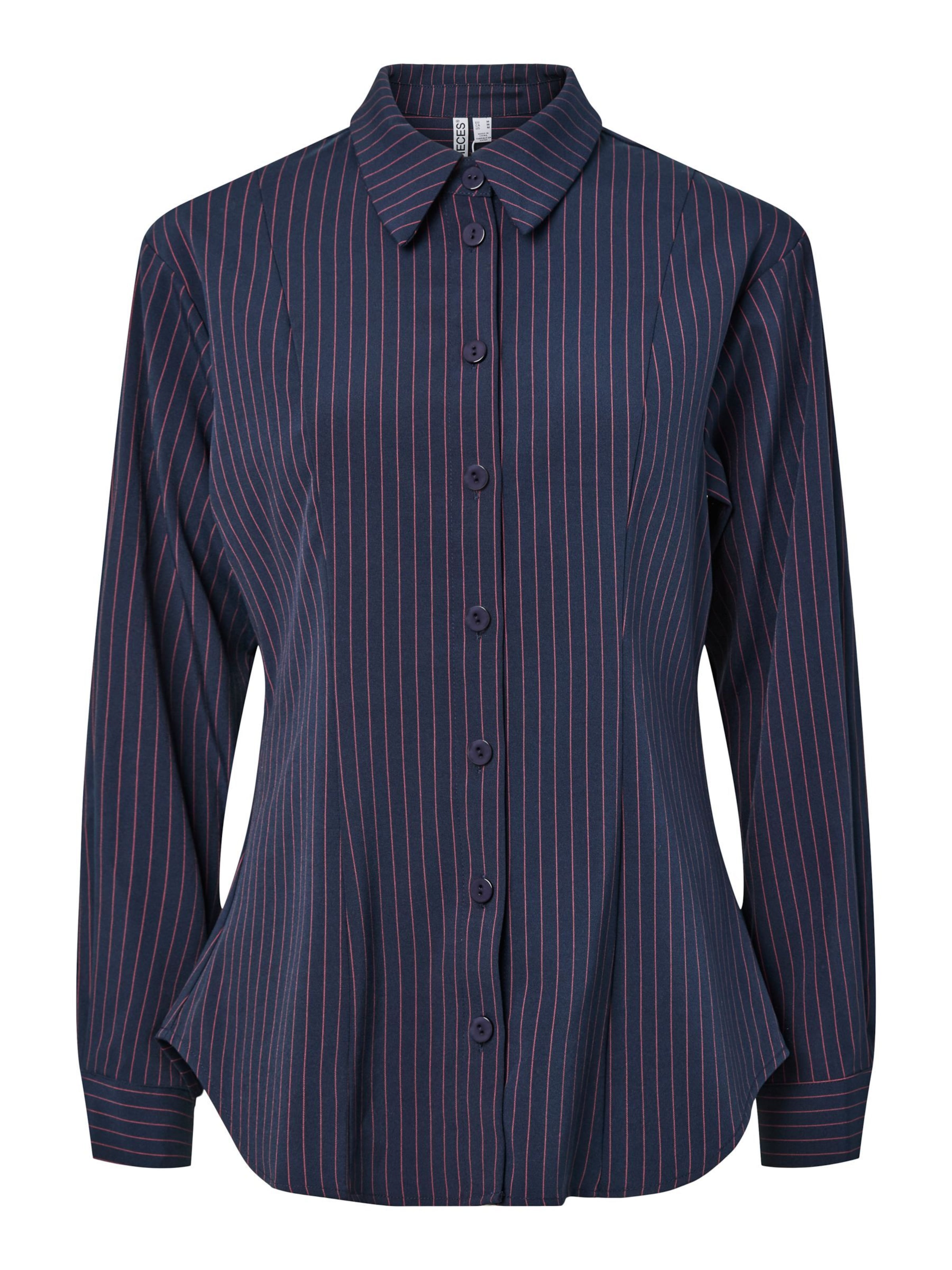 Chemisier PIECES en bleu : devant