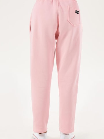 LOUIS LECLER Slimfit Broek 'Elise' in Roze