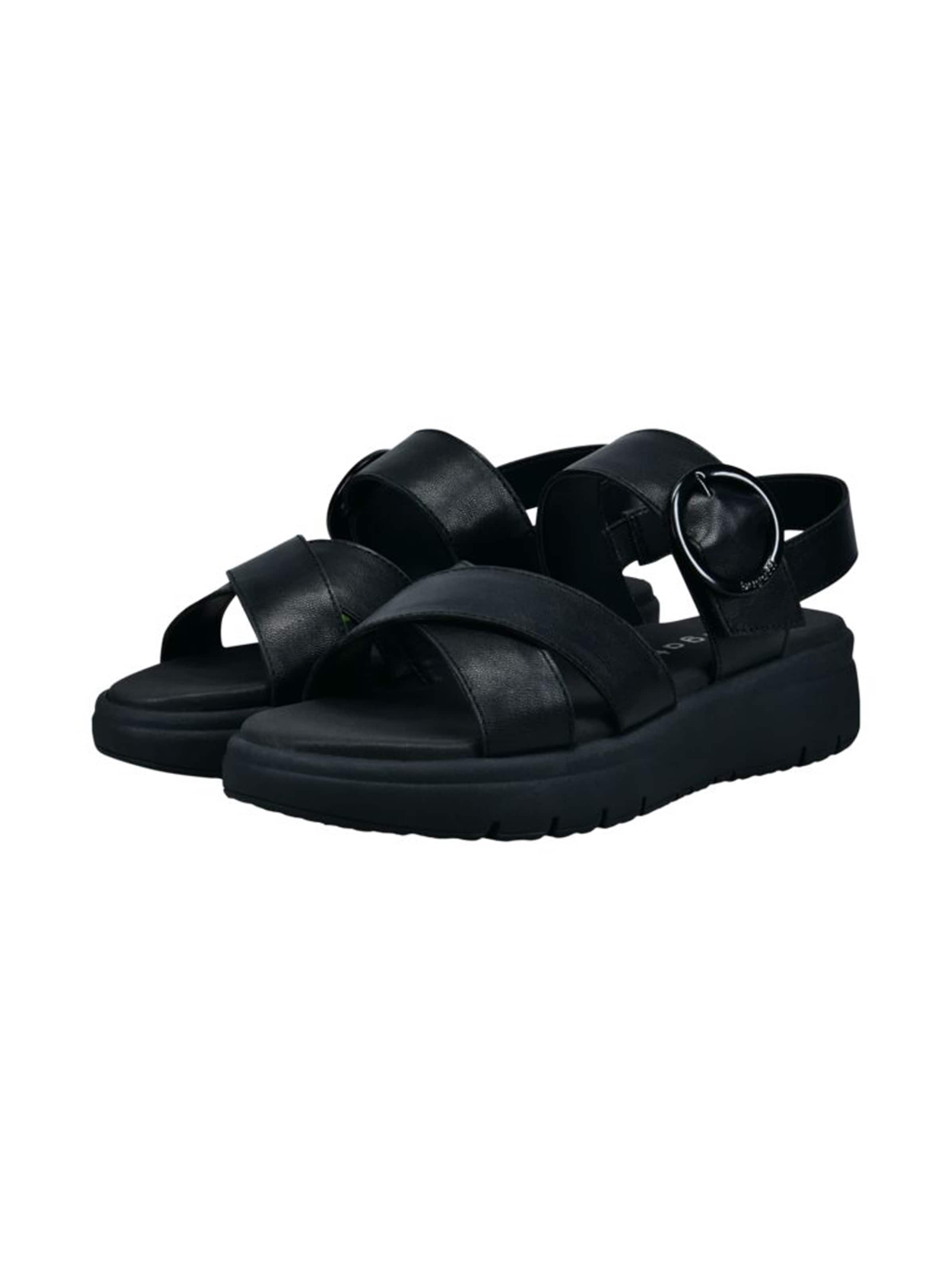 bugatti Sandale in Schwarz