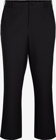 Zizzi Regular Trousers 'VKAISA' in Black: front