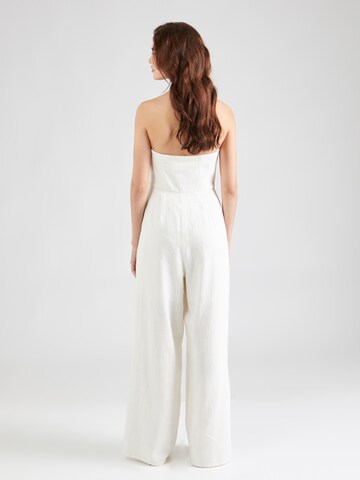 Tuta jumpsuit di millane in bianco