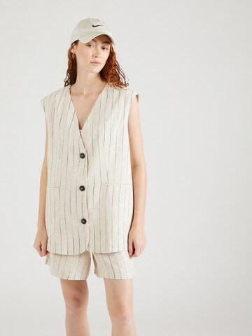 TOPSHOP Anzugweste in Beige