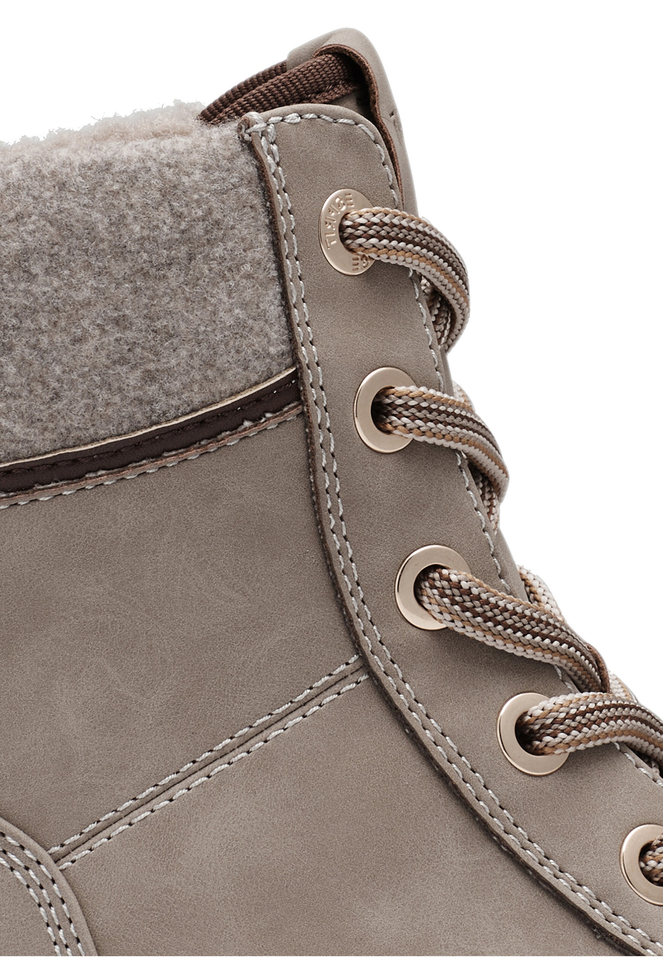 Esprit Shoes Schnürstiefelette 'Millie' in Grau