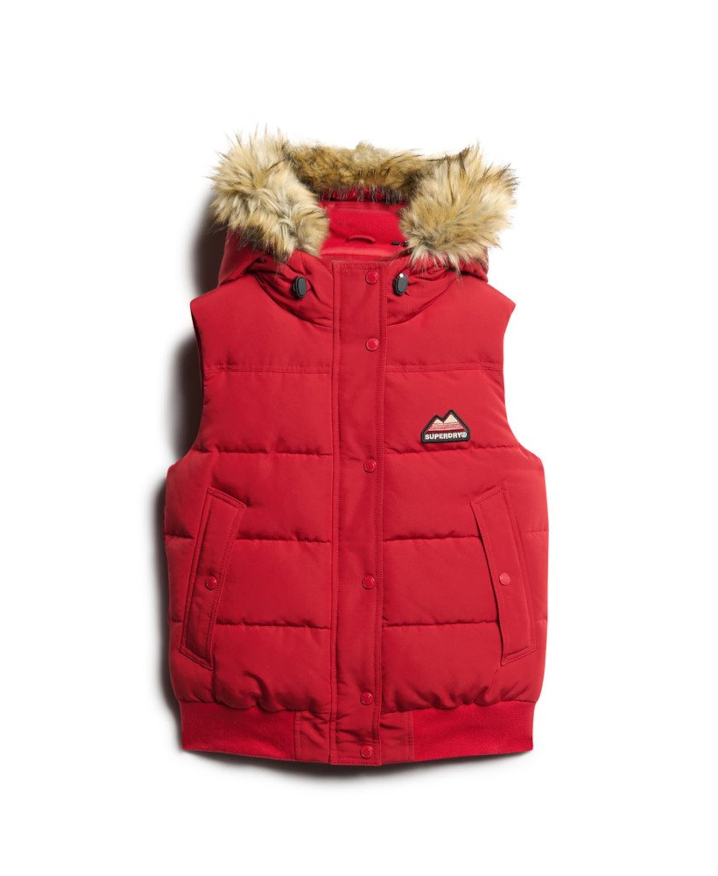 Superdry Weste in Rot: Vorderseite