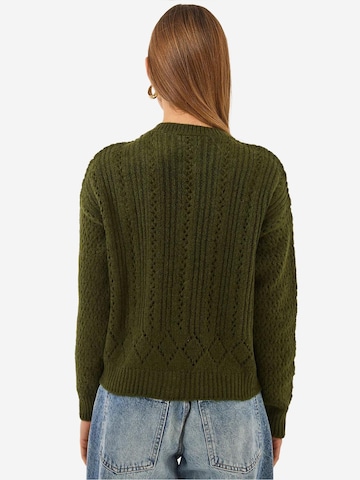 Bianco Lucci Gebreid vest in Groen