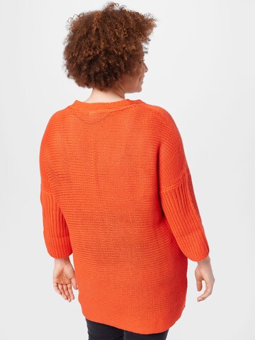 Noisy May Curve Sweater 'VERA' in Red