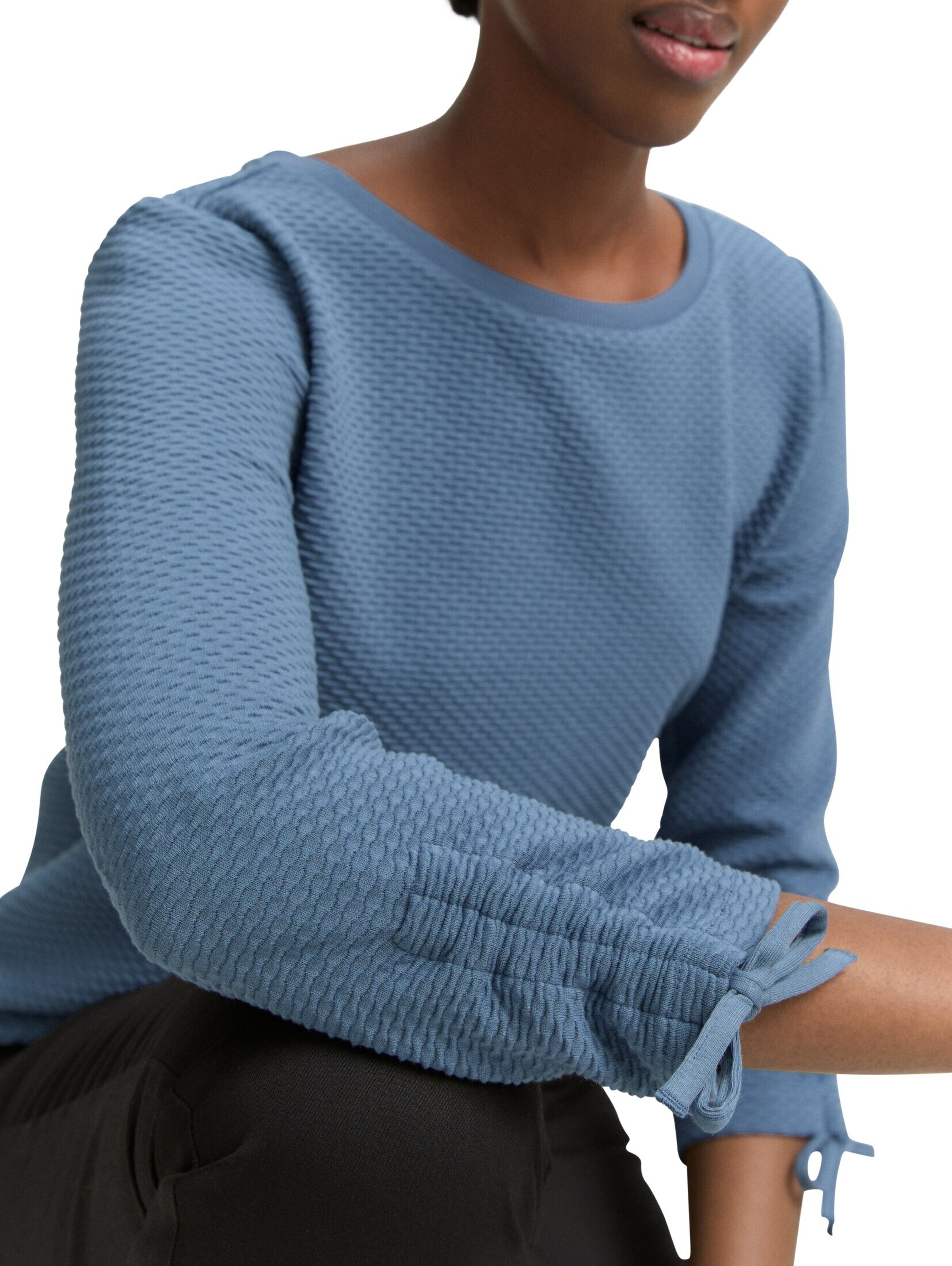 TOM TAILOR DENIM Sweatshirt in Blue