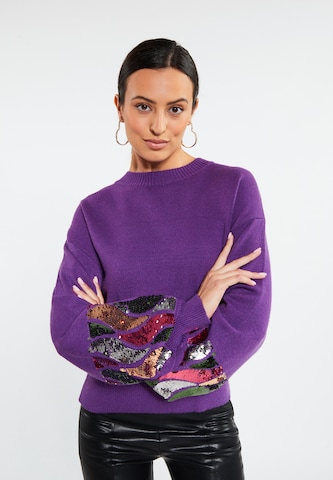 Pull-over faina en violet