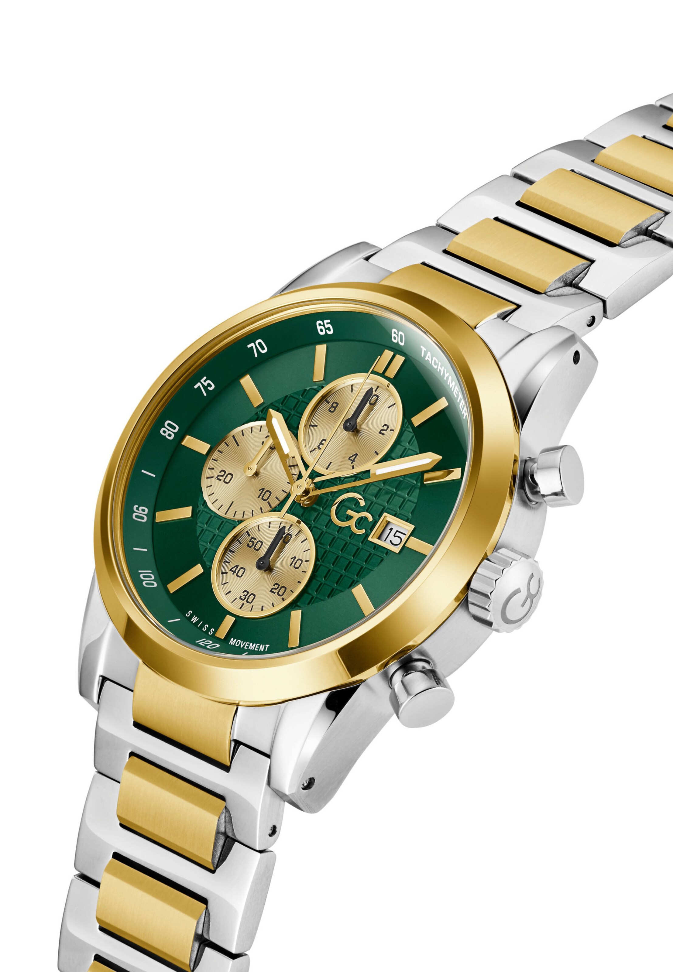 Gc Analogt ur 'Gallant' i sølv