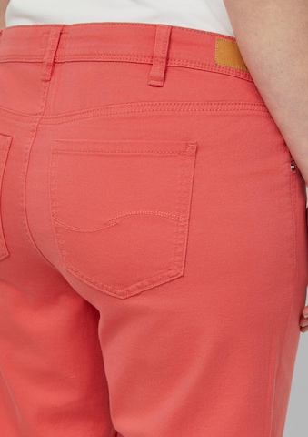 QS Slimfit Jeans 'Catie' in Orange