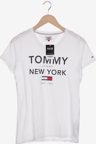 Tommy Jeans T-Shirt M in Weiß: predná strana