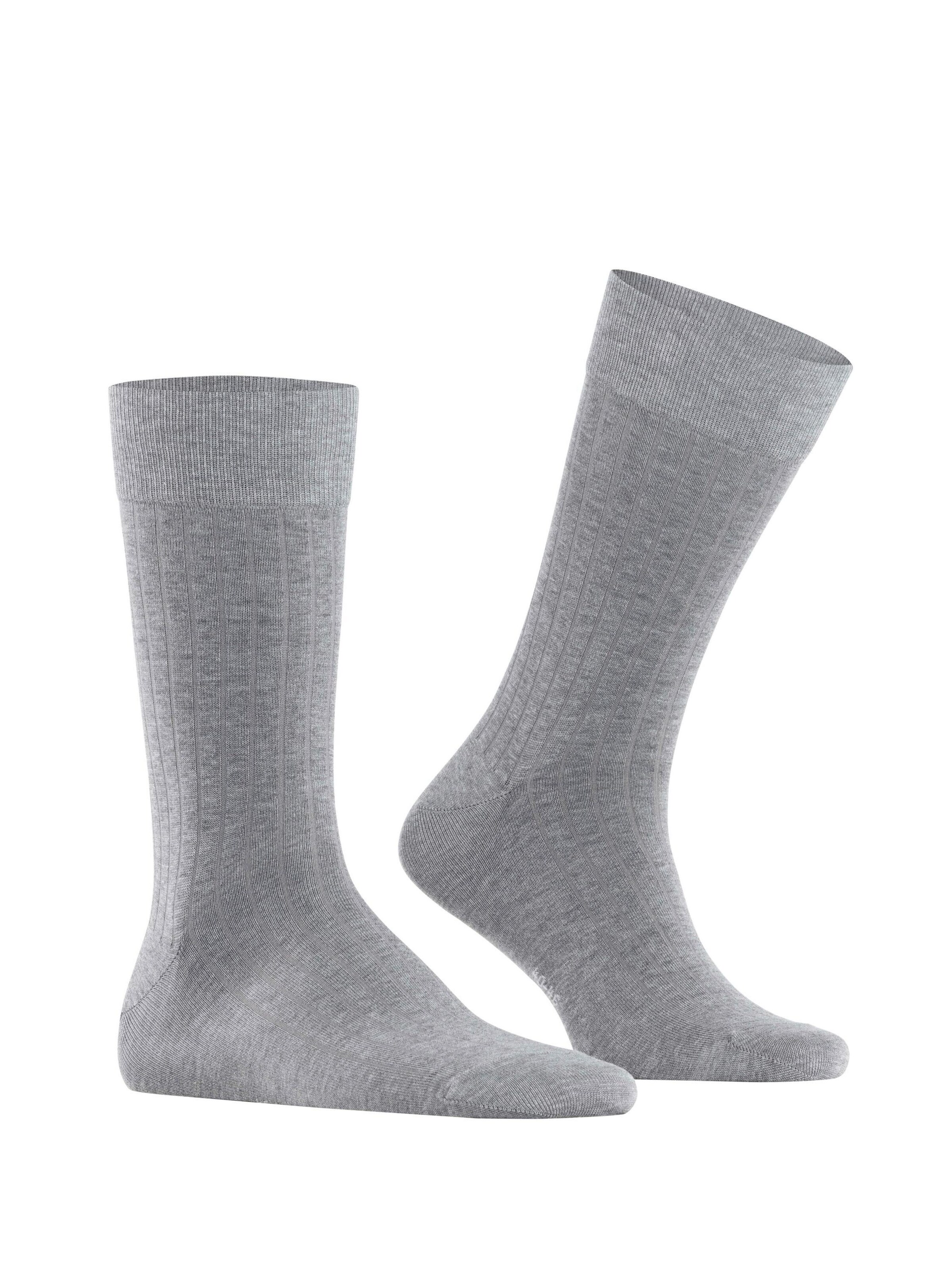 BURLINGTON Socks 'Duke Street' in Grey