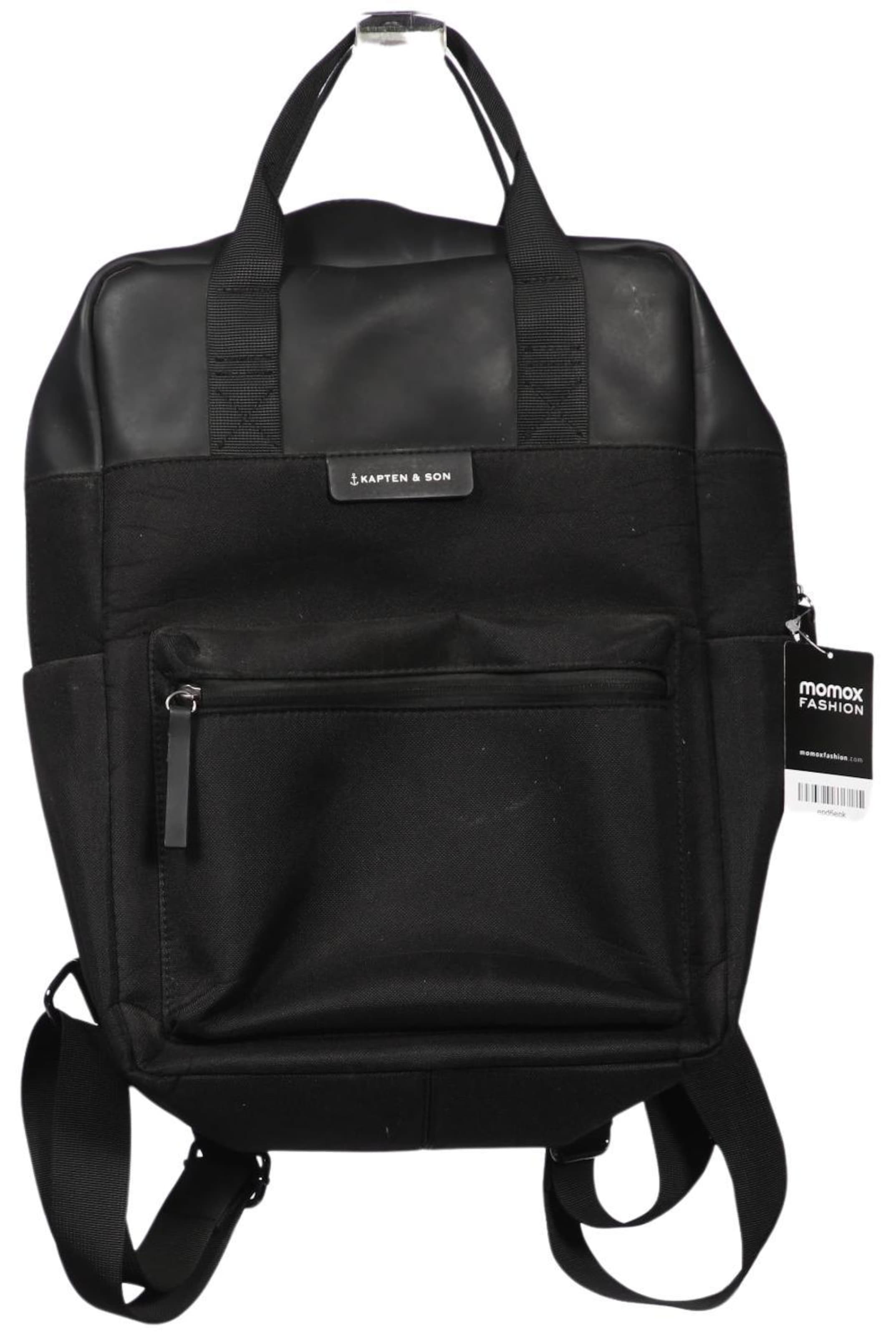 Kapten & Son Rucksack One Size in Schwarz: Vorderseite