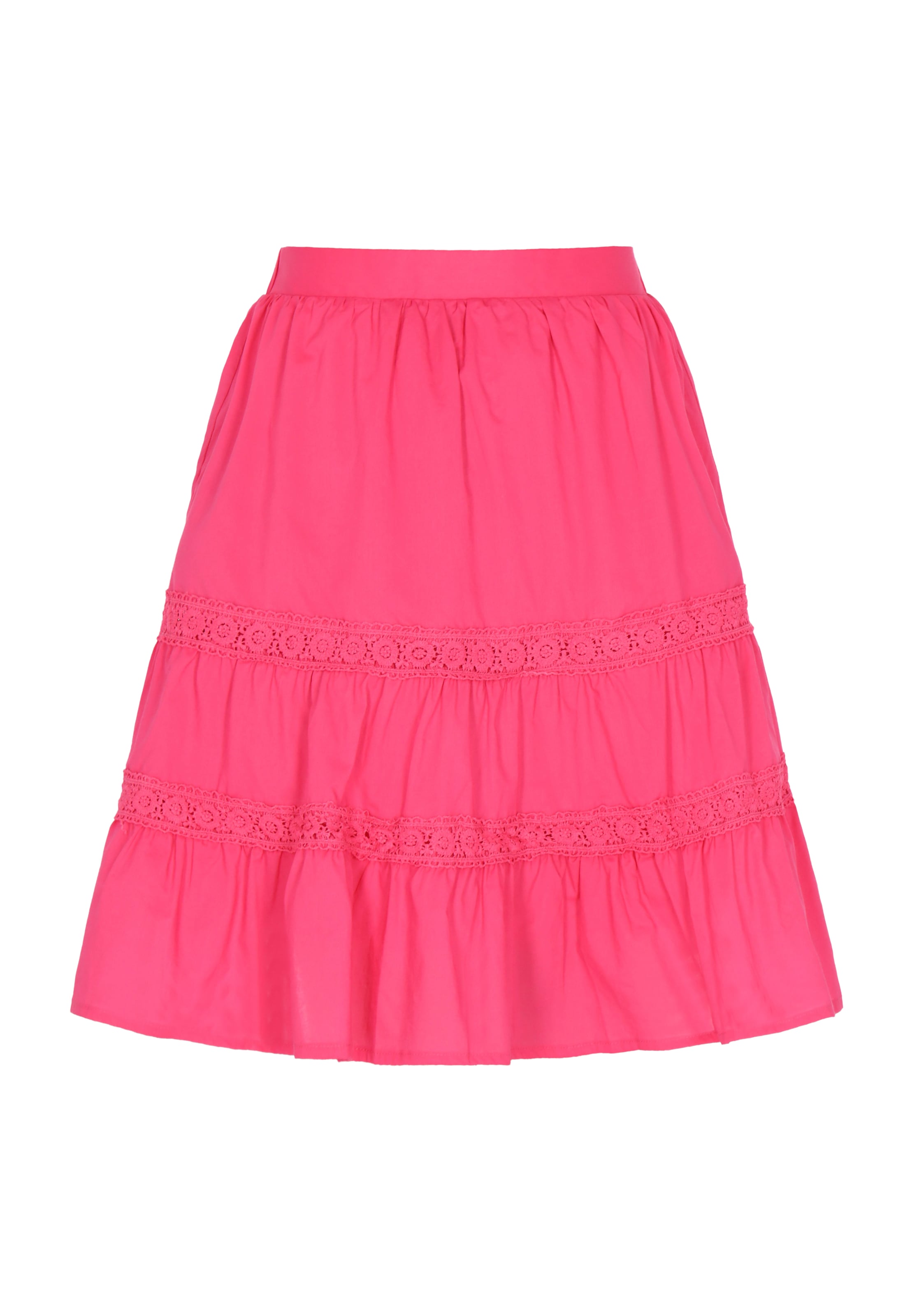 IZIA - Saia 'Festival' em rosa: frente