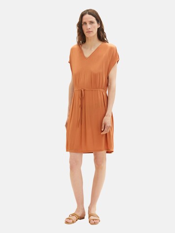 TOM TAILOR Summer dress in Orange: front