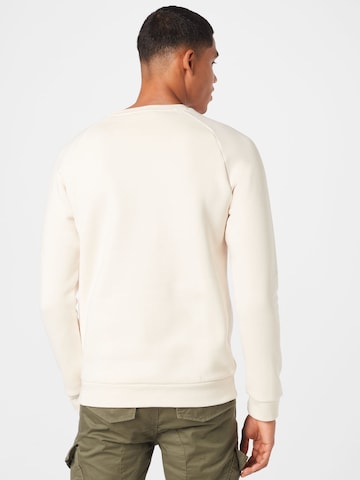 Coupe regular Sweat-shirt 'Adicolor Essentials Trefoil' ADIDAS ORIGINALS en blanc