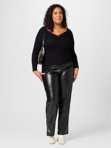 ABOUT YOU Curvy Shirt 'Christina' in Schwarz