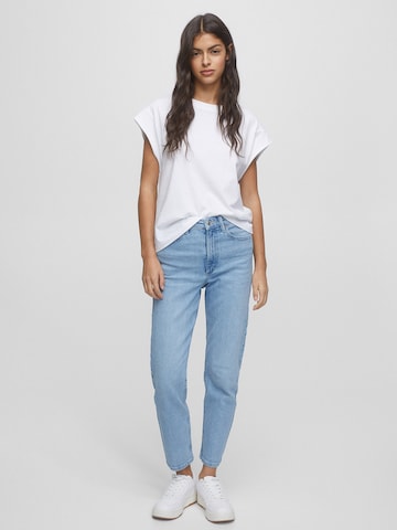 Effilé Jean Pull&Bear en bleu : devant