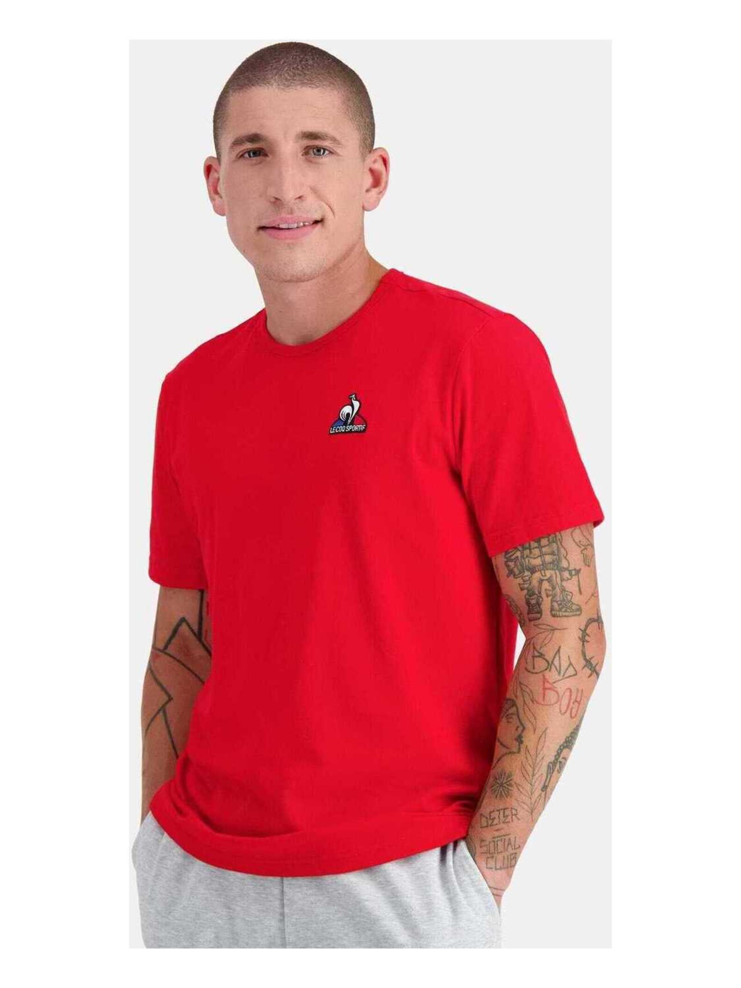 LE COQ SPORTIF - Camiseta en rojo