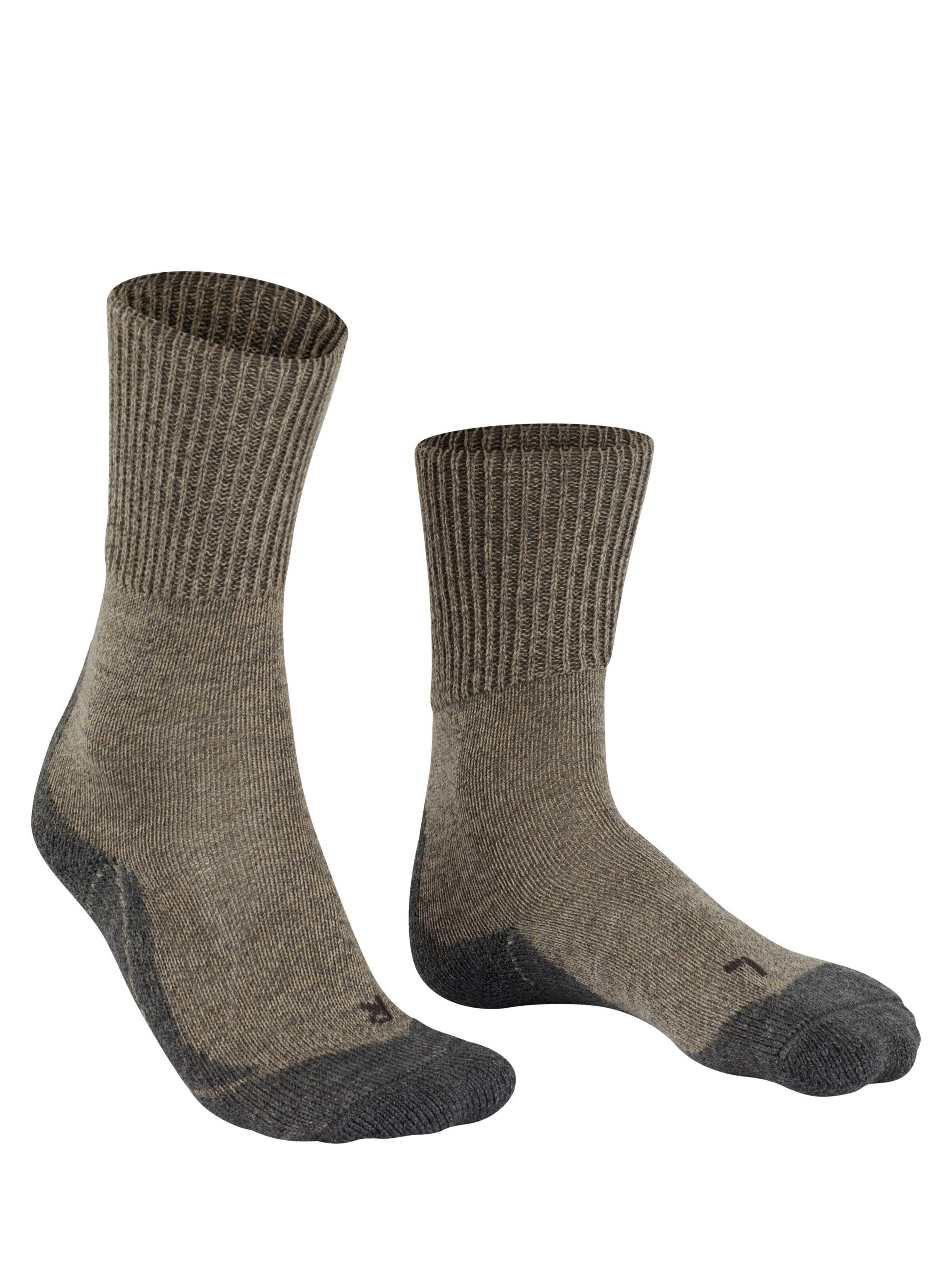 FALKE Athletic Socks 'TK1 Adventure Wool' in Beige