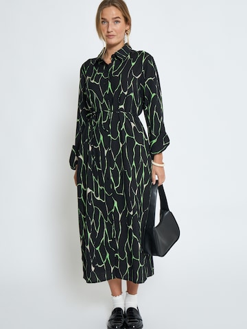 Peppercorn Blousejurk 'Paker' in Groen: voorkant
