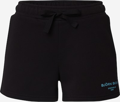 BJÖRN BORG Sportshorts 'ESSENTIAL' in himmelblau / schwarz, Produktansicht