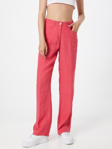 BRAX Обычный Плиссированные брюки 'FARINA' в Красный: спереди