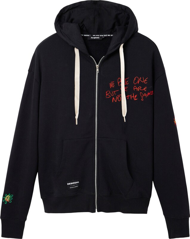 Desigual Sweatjacke in Schwarz Desigual Sweatjacke in Schwarz