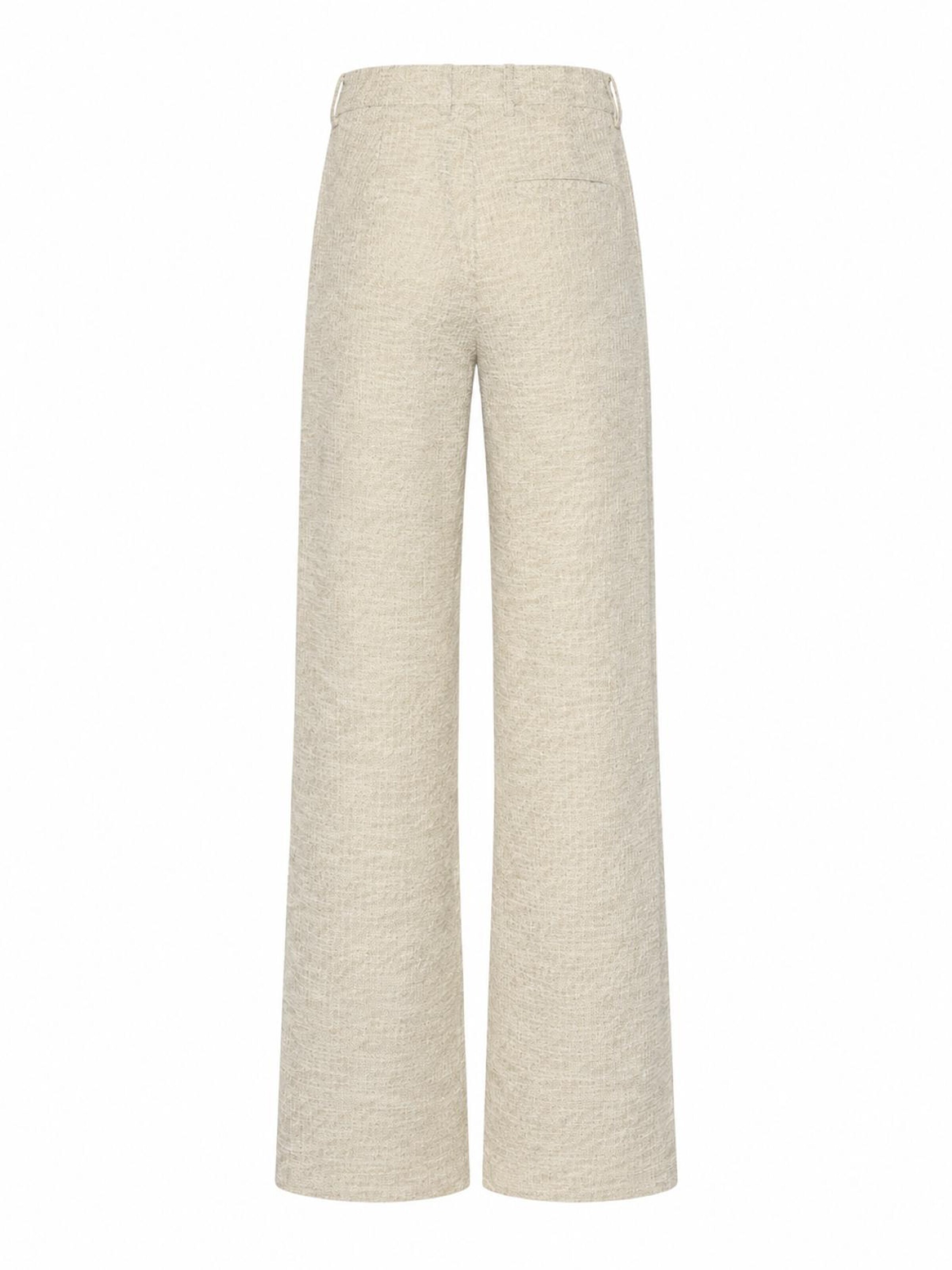 Smashed Lemon Regular Broek in Beige