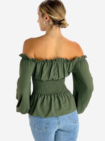 Elara Bluse in Grün