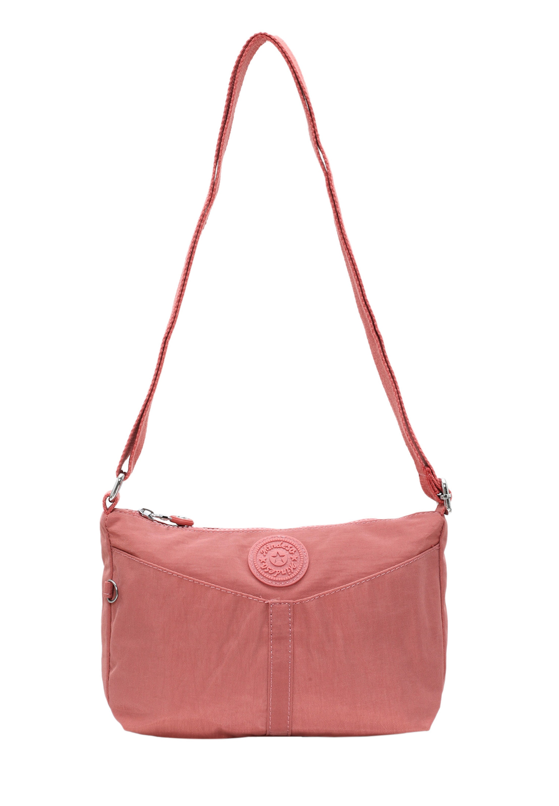 Mindesa - Mala de ombro em rosa: frente