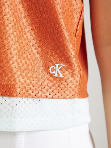 Calvin Klein Jeans Топ 'PRIDE' в Оранжевый