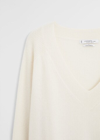 VIOLETA by Mango Pullover in Beige