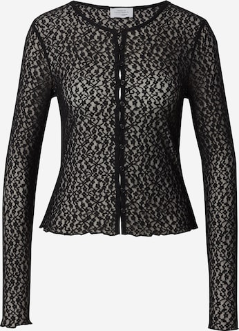 Cardigan 'Valentina' Daahls by Emma Roberts exclusively for ABOUT YOU en noir : devant