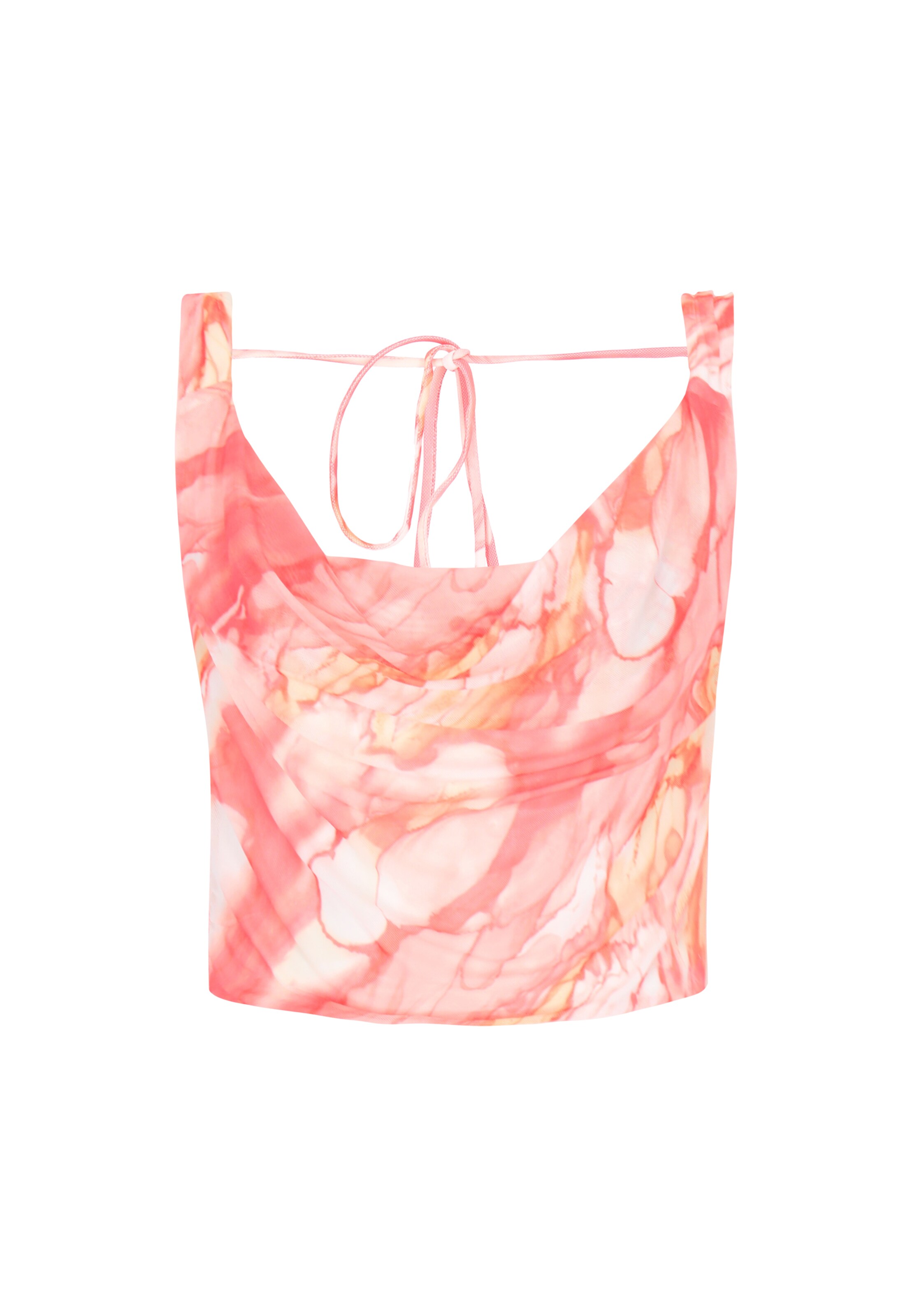 IZIA - Top en naranja: frente