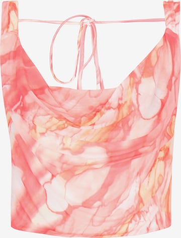 IZIA - Top en naranja: frente
