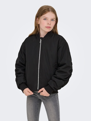 Veste mi-saison ONLY GIRLS en noir : devant