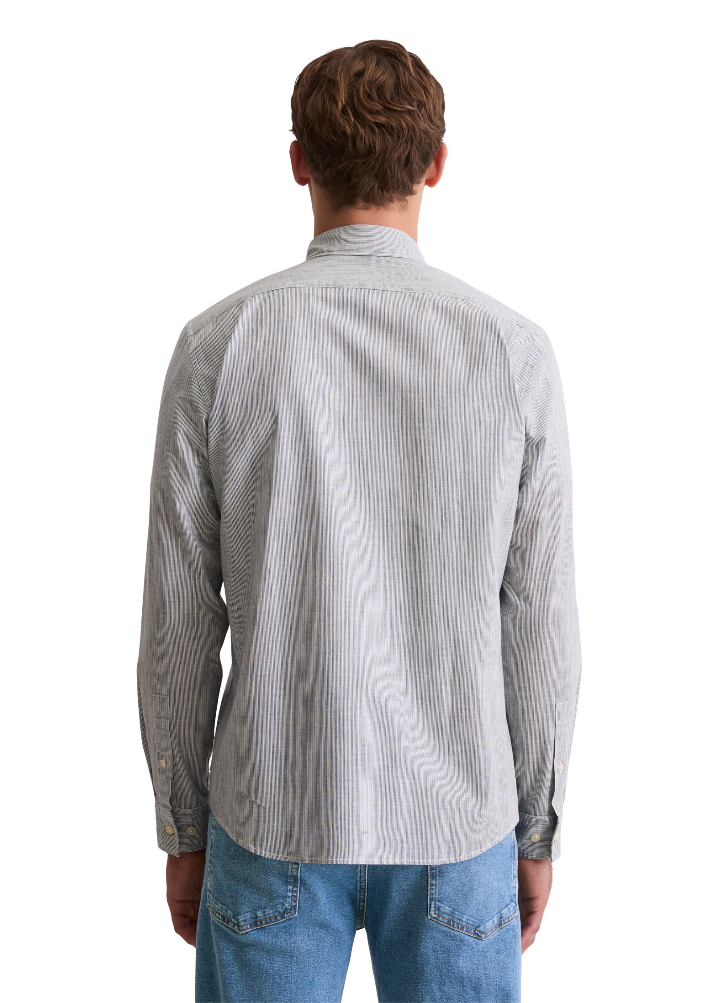 Marc O'Polo Regular fit Overhemd in Blauw