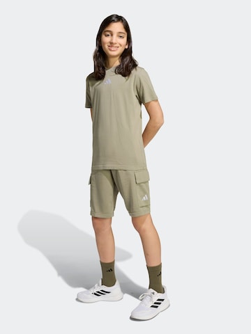 ADIDAS SPORTSWEAR - Camisa funcionais em prata: frente