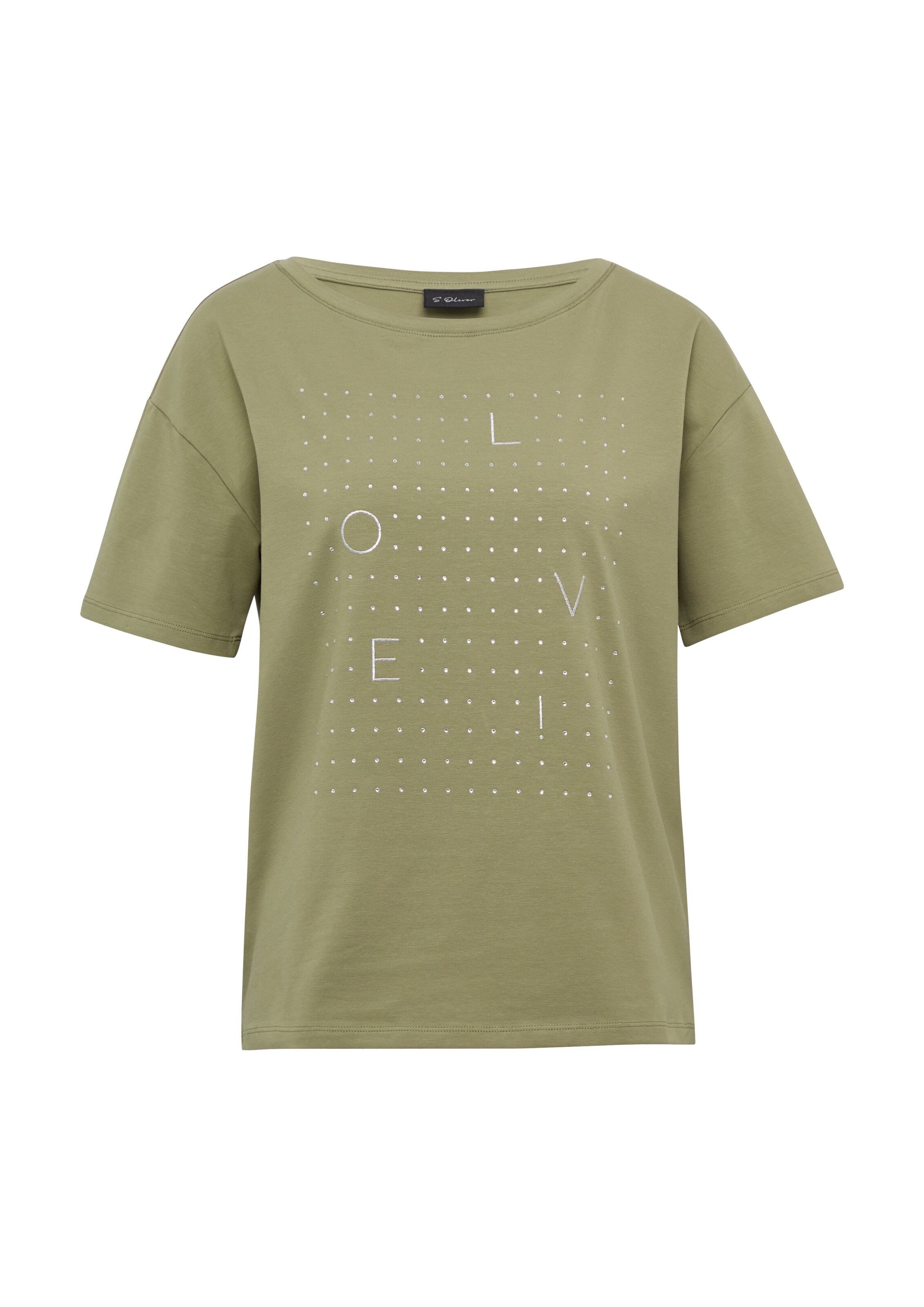 s.Oliver BLACK LABEL Футболка в Зеленый: спереди