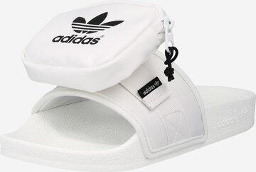 ADIDAS ORIGINALS Pantolette 'POUCHYLETTE W' in Weiß: predná strana