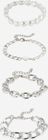 Bracelet Nasty Gal en argent : devant