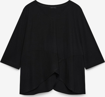 Maglietta di Fiorella Rubino in nero: frontale