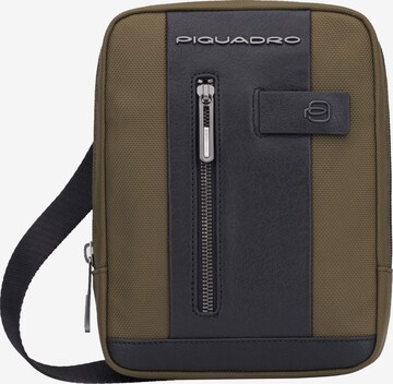 Piquadro Crossbody Bag in Green: front