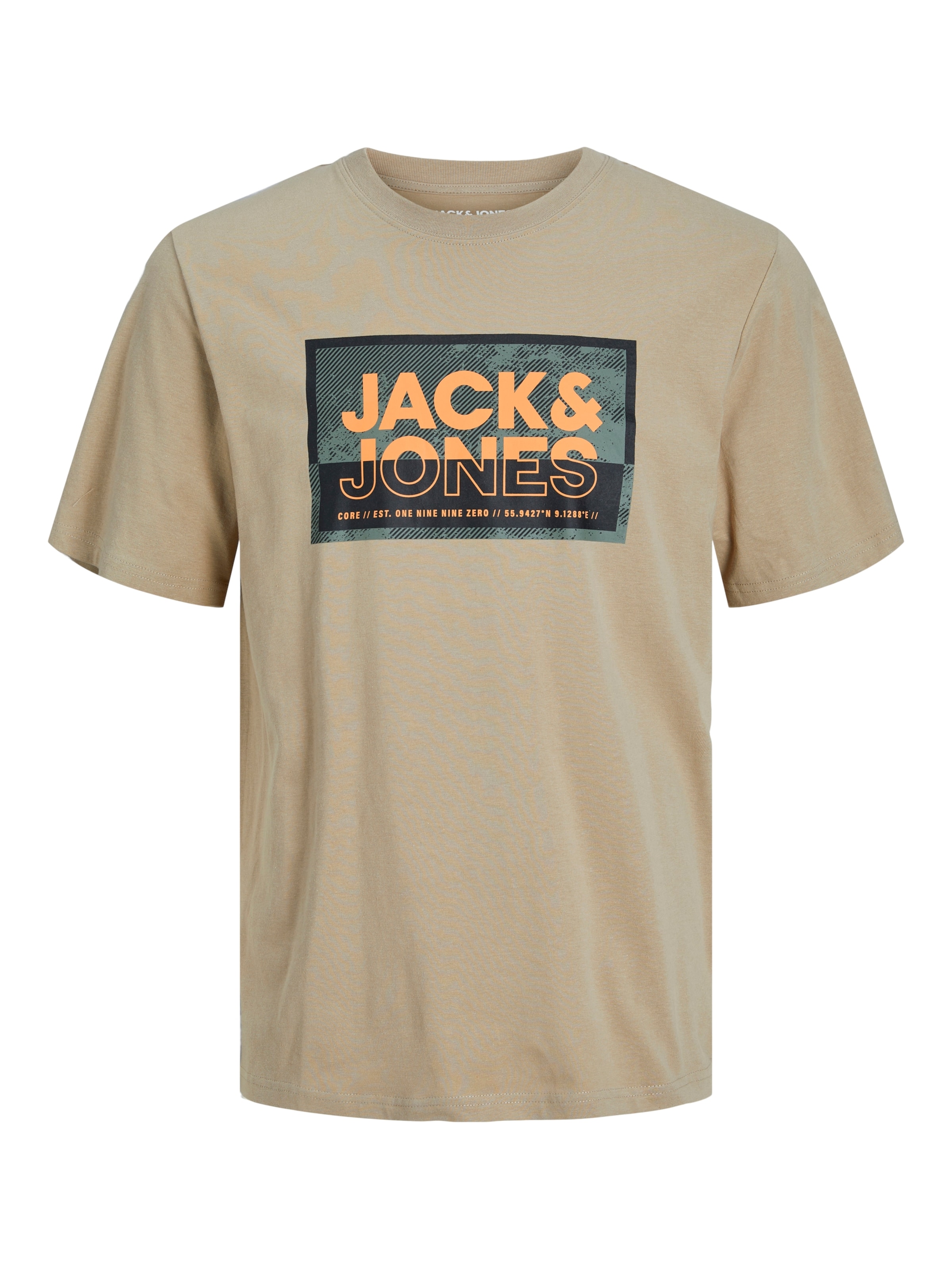 JACK & JONES Shirt 'JJLOGAN' in Beige: front