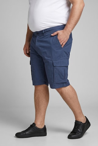 Men Plus Loosefit Hose in Blau