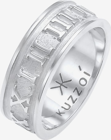 KUZZOI Ring in Zilver: voorkant