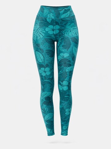 LEAFLETIC - Skinny Leggings 'Leafletic Women`s Long Length Legging' en azul: frente