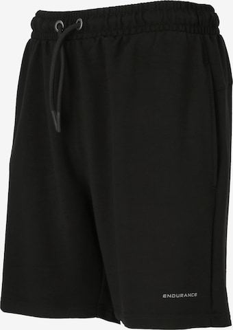 ENDURANCE Regular Workout Pants 'Grovent' in Black